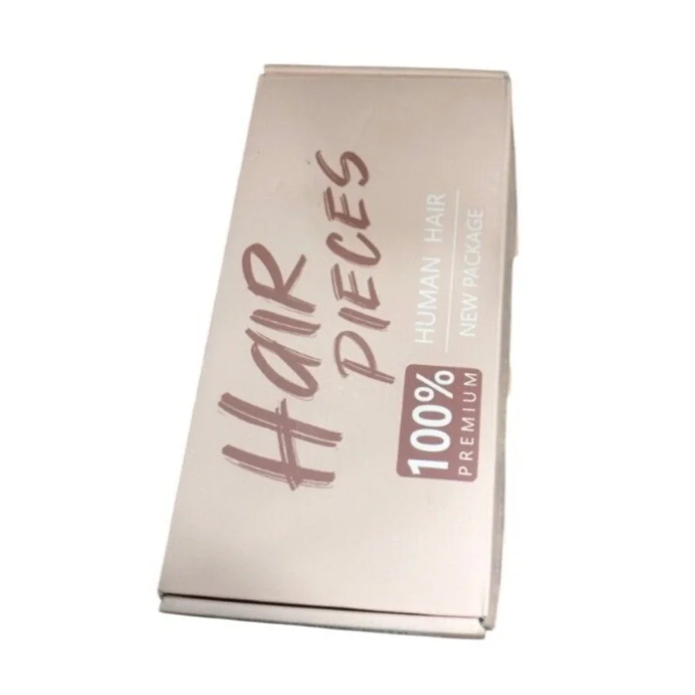 Mono Hair Topper with Bangs 100% Real Human Hair‎ 10 Inch Brown 150% Density